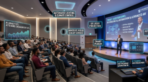 Smart Auditoriums Integrating AI, Automation, and Advanced AV Technologies